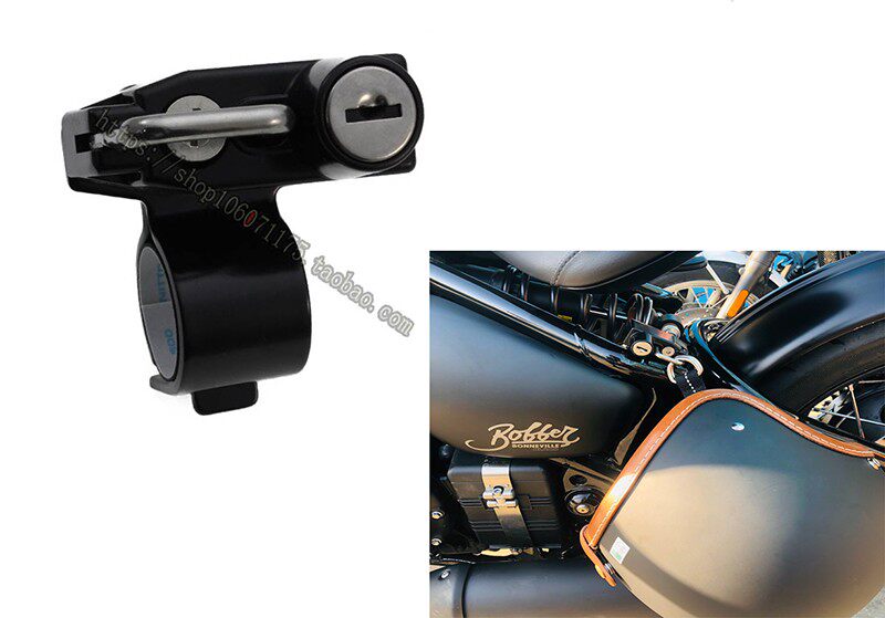 Шлем замок 适用本田cm500叛逆者cm300 cb400x f cb1100改装配件头盔锁防盗锁 Amati