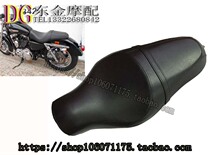 Harley XL883 1200 modified retro one-piece leather sitting one-piece seat cushion double seat cushion