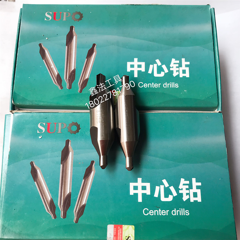 Center drilling TPAB stainless steel concentration drill 60 degrees 172 without open full hole grinding long cone handle 1 - 16