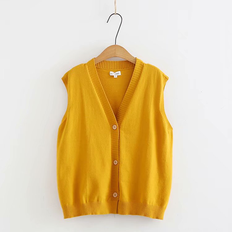 tinh khiết màu vest mỡ top mm đang lớn của phụ nữ lỏng lẻo vừa vặn tay V-cổ áo len cardigan cardigan phụ nữ 200 pound