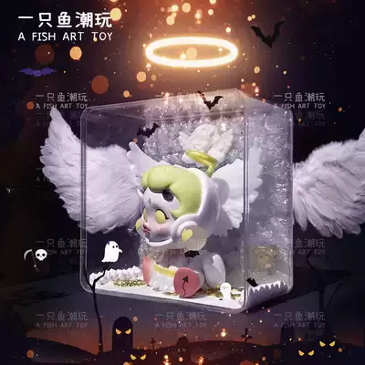 Jungle castle display box skullpanda bubble mart popmart blind box scene storage box display cabinet