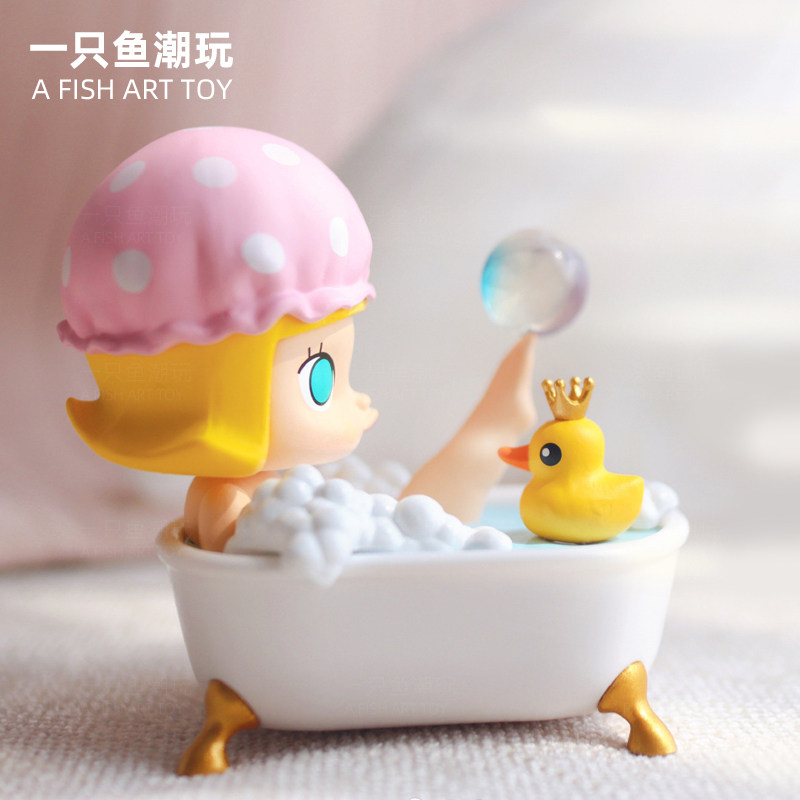 MOLLY One Day POPMART Bubble Matt Blind Box Confirmation Confirmation Hide the Box Box One Set of Art Time