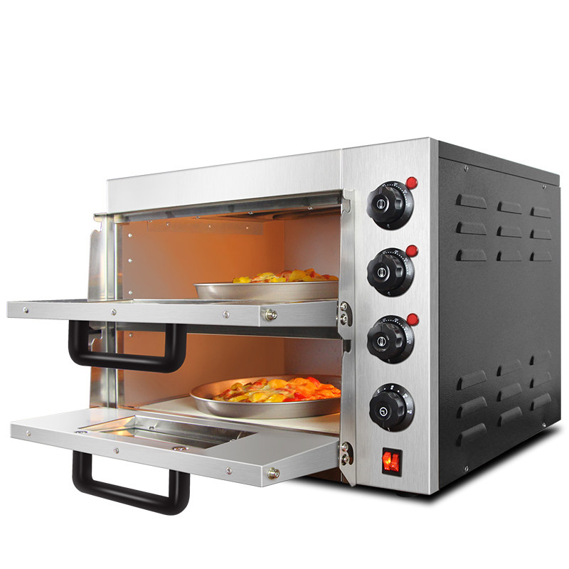 Letron Electric Oven Commercial Pizza Egg Tart Chicken Wings Double oven Two-pan baking Large-capacity Home Oven Oven