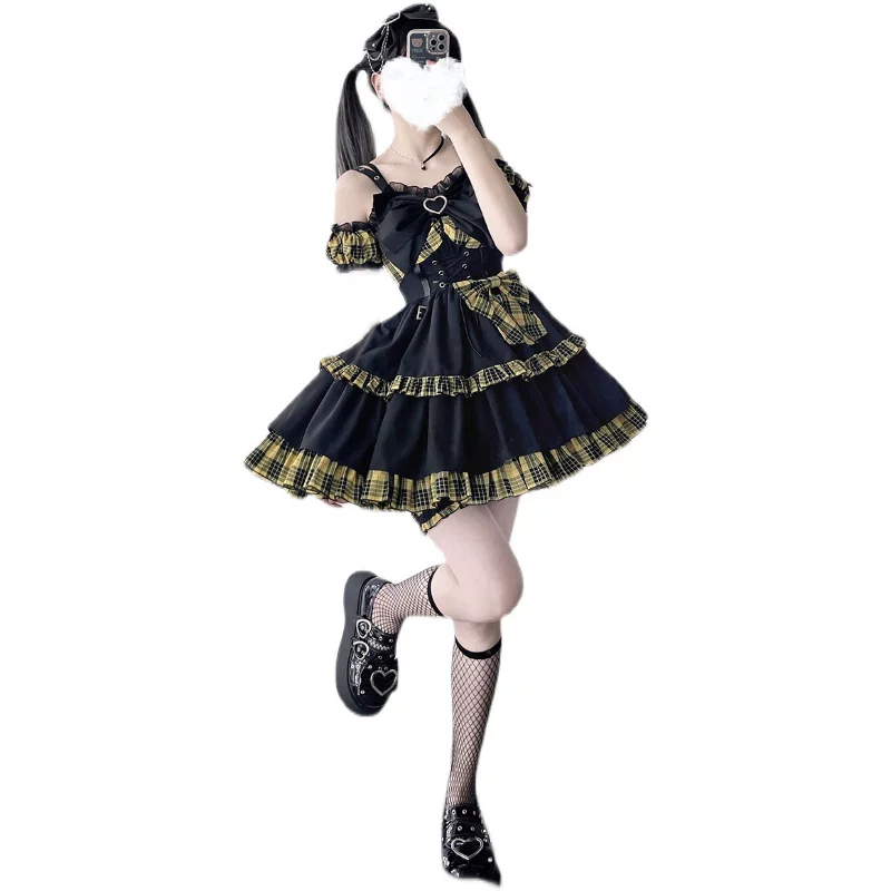Alice girl Оригинальная инновация лолита маленькая горячая девочка Лолита Темная готика Booth Boiler рукав
