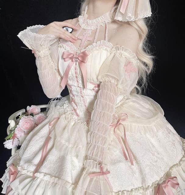 Alicegirl ຕົ້ນສະບັບໃຫມ່ Lolita cross girl tutu doll Lolita halter dress