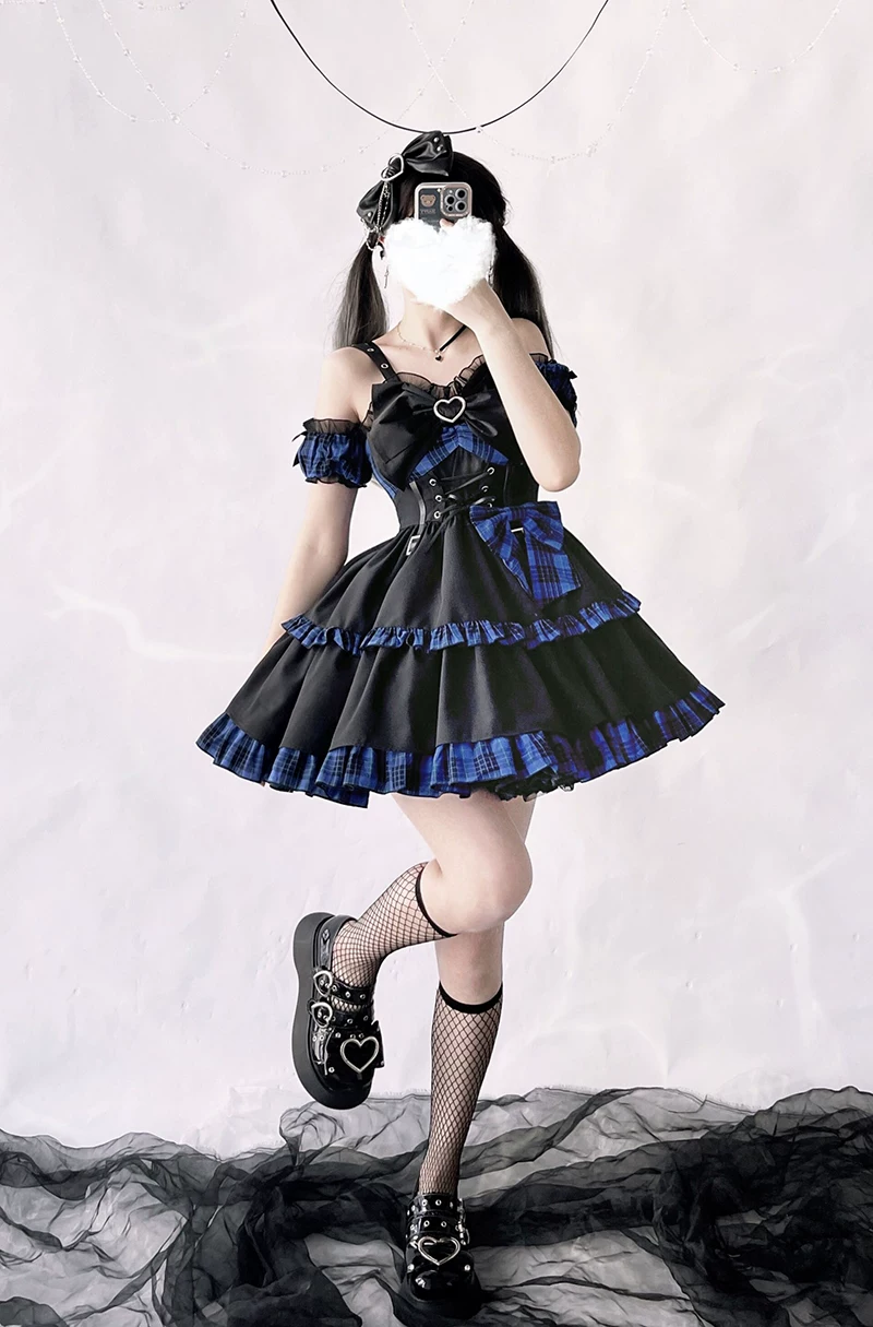 Alice girl Оригинальная инновация лолита маленькая горячая девочка Лолита Темная готика Booth Boiler рукав