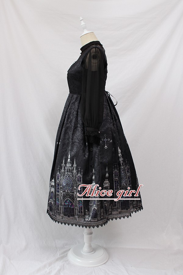 Alice cô gái ban đầu mới đơn giản và thanh lịch tối qua nhà thờ gothic jsk váy đuôi cá