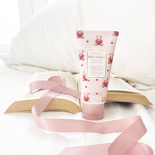 Japan's OHANA MAHAALO limited golden wood rhinoceros bear bear unicorn cute moisturizing moisturizing hand cream 50g