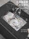 304 Stainless Steel Bar Sink Kitchen Small-Sized Dishwashing Basin Single-Slot Western Kitchen Island Brushed Under-Counter Dishwashing Basin