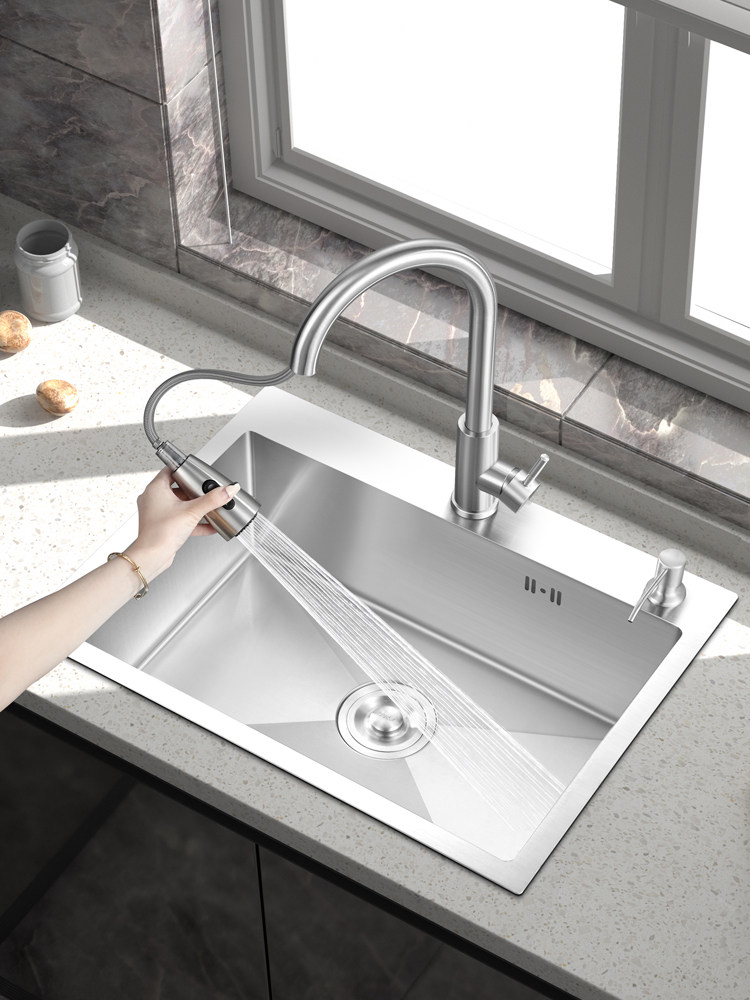 Sink sink sink Single sink Kitchen manual sink sink Stainless steel sink sink sink sink 304 sink sink