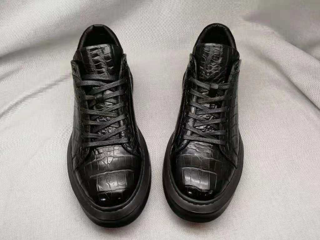 Thai fashion men's casual avocado leather sport short boots belly leather high help lacing wear ultra light casual boomers-Taobao