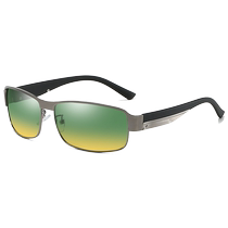 Day and night polarized driving glasses drivers sunglasses mens night vision goggles special square frame mens sunglasses for driving