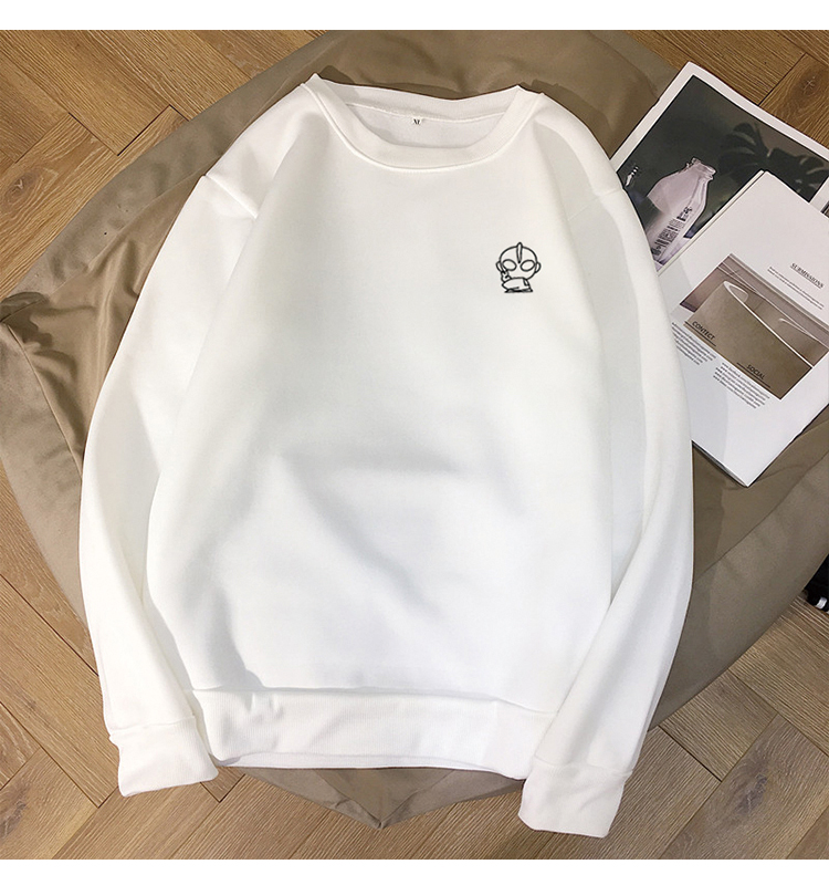 Bản gốc Altman Little Monster Lovers Sweater phiên bản Hàn Quốc Phim hoạt hình lỏng lẻo Đàn ông và phụ nữ Mùa thu và mùa đông Vòng cổ cho học sinh áo thun nam có cổ