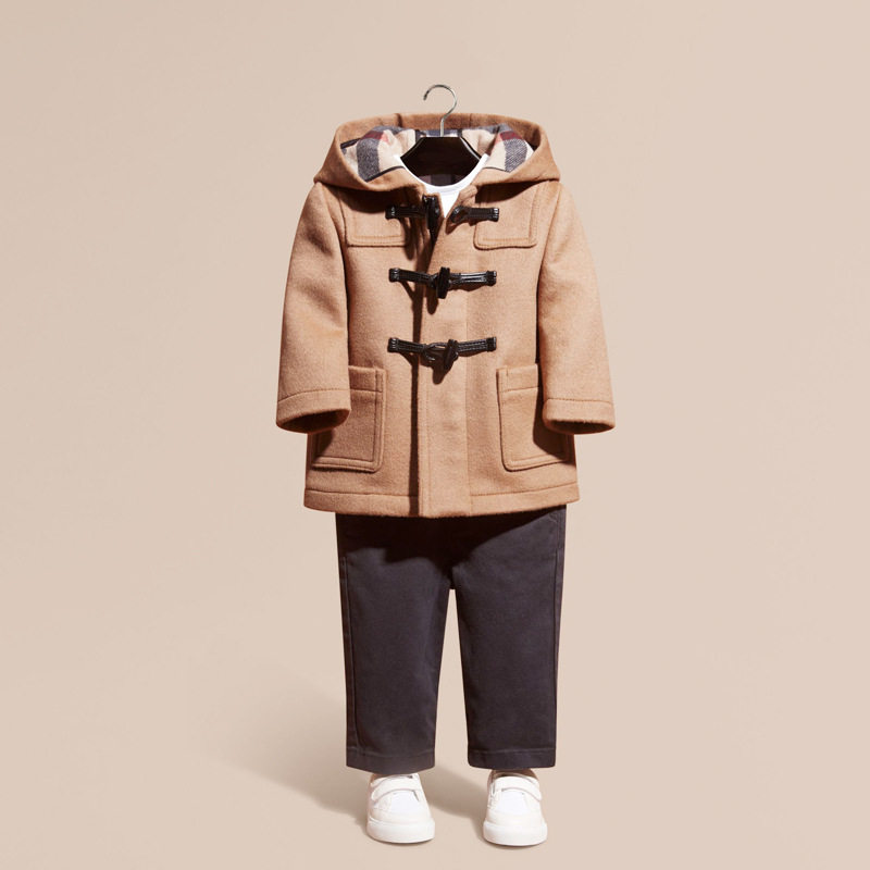 Autumn and winter cashmere coat 2020 children's boy's woolen coat padded thickened small and medium-sized children's baby woolen coat coat