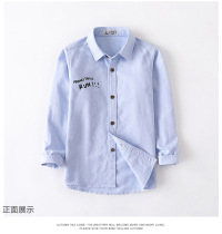 Boys shirt long sleeve 2019 new autumn dress children foreign-style children cotton shirt boy coat tide 3702