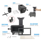 Biggerfire Big Fire Outdoor Chai Fursace из нержавеющей стали для кемпинга Штетер Портативный мини -ракетный уголь