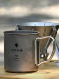 Япония Snowpeak Xuefeng Camping Titanium Cup Outdoor Light Складывание титанового однослойного водяного чашки MG-143