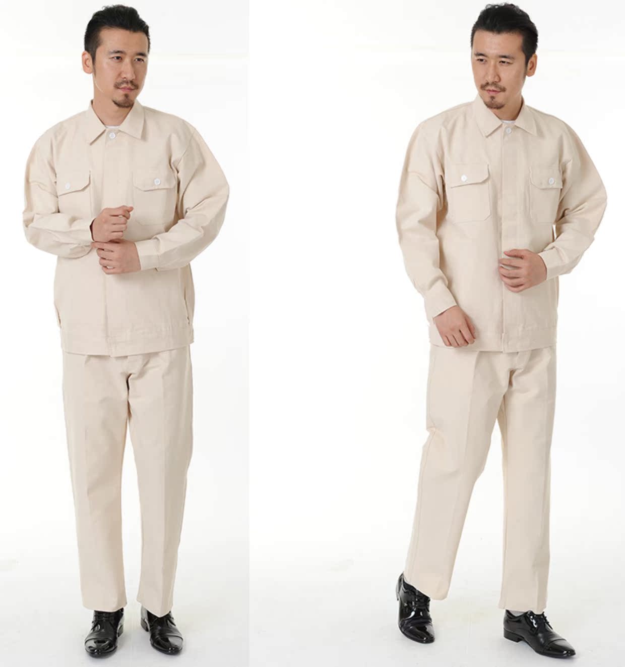 Quần áo dài tay hàn áo chống cháy phù hợp với người đàn ông vải canvas chống cháy bông quần áo chống vảy bảo hiểm lao động dày quần áo thợ hàn đồ ngủ pijama