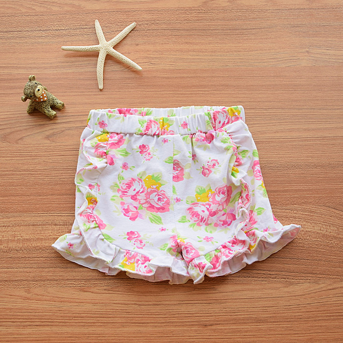 Quần Hello hướng dương bé ren Quần soóc mùa hè ăn mặc New Baby bông xà cạp Hot Pants Hot Yangair 2