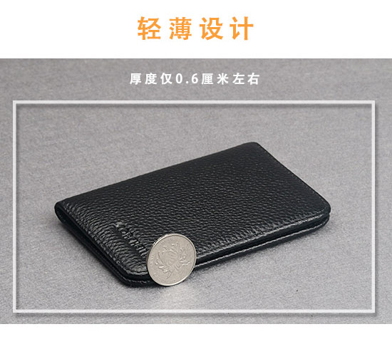 2018 túi da mới túi nam siêu mỏng kẹp mini ví mini đa chức năng giấy phép lái xe da ví nam đẹp