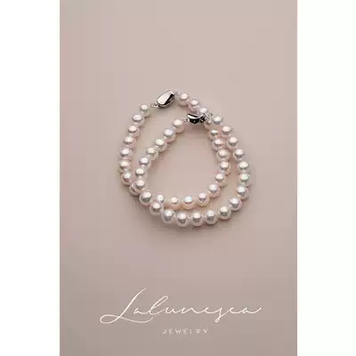 The Moon is the sea Aurora freshwater pearl big hand string pearl hand