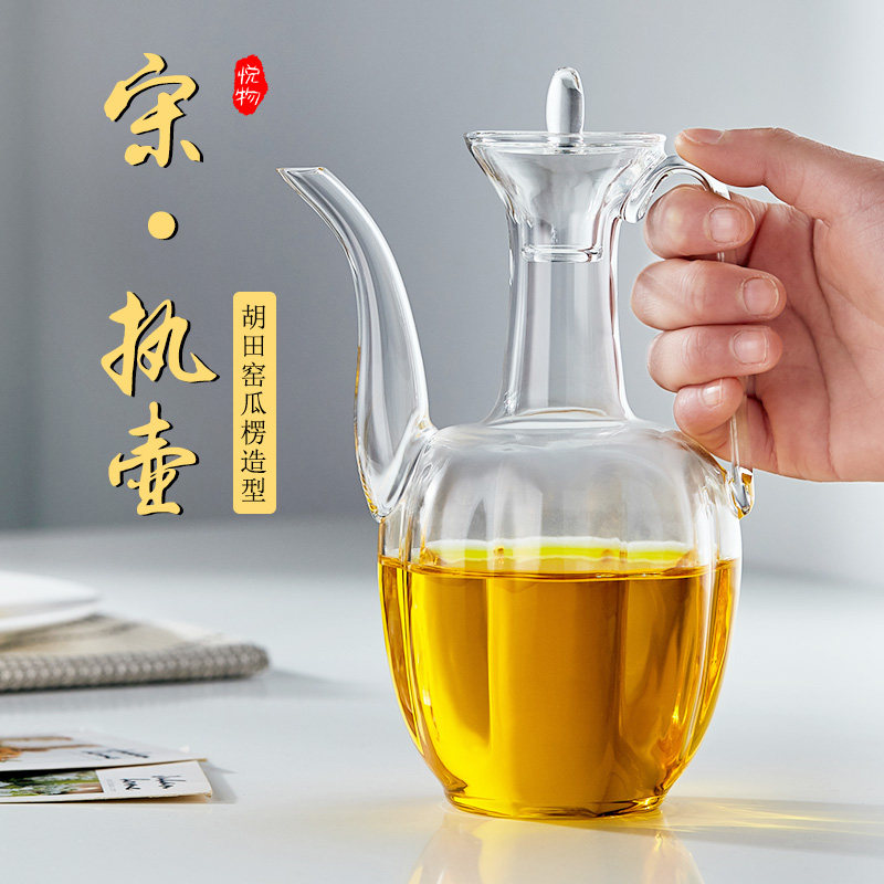 Yue Song Lingyu Song Kettle Transparent Heat-resistant Tea pot Make teapot for teapot household cooking tea glass tea