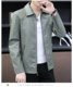 giải phóng mặt bằng đặc biệt da áo khoác nam áo khoác da nam cơ thể trẻ đầu máy Hàn Quốc phiên bản cộng với nhung áo khoác thủy triều thí điểm da mềm mại