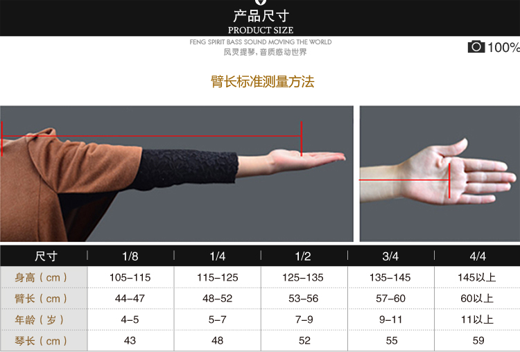 Feng Ling khô tự nhiên rắn gỗ nhẹ / mờ violon FLV1111 dụng cụ kiểm tra người mới bắt đầu - Nhạc cụ phương Tây ocgan