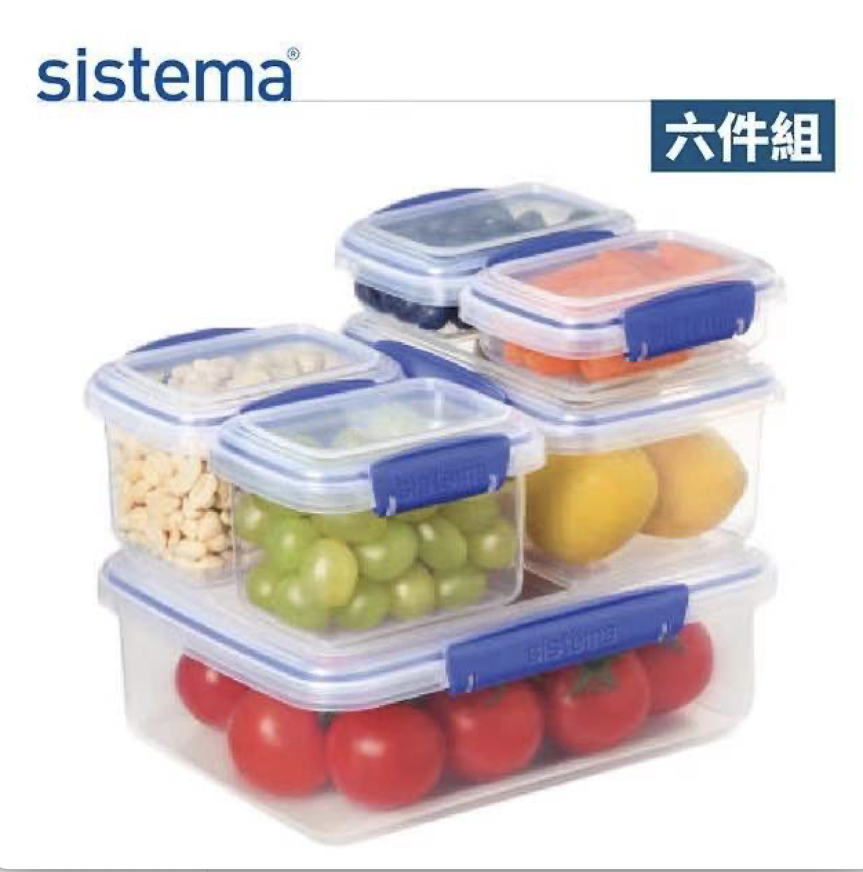 sistema New Zealand import button - type fresh box 6 piece pack fruit seal box Taiwan direct mail