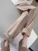 Wool pants women's spring 2021 new loose casual wide pants women's high waist hanging thickened straight mopping trousers