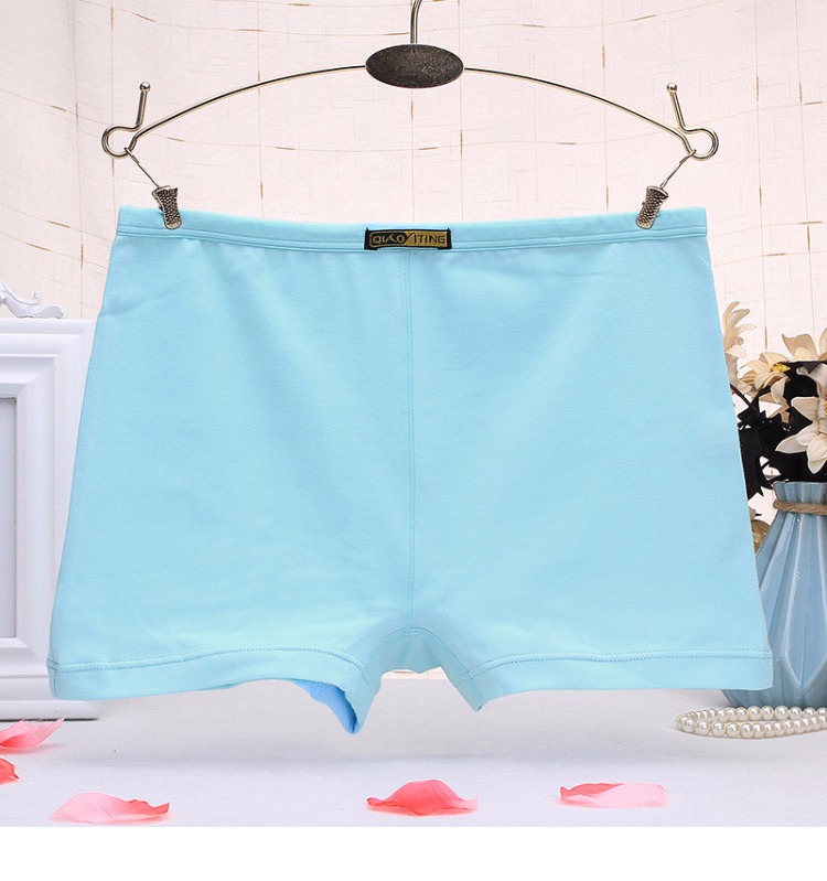 3 quần cotton nữ boxer tóm tắt cotton mid-eo kích thước lớn quần chống ánh sáng mùa hè quần short boxer dành cho người lớn quần lót nam cotton