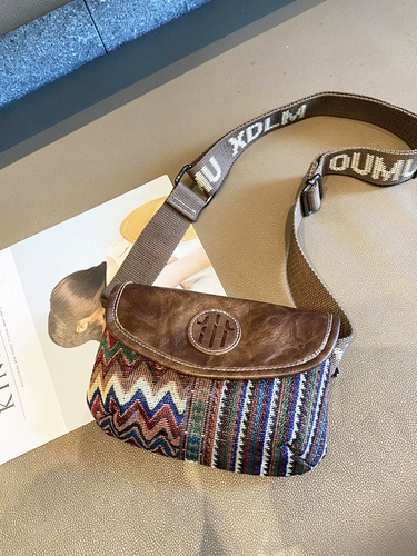 Летняя джинсовая небольшая сумка, легкая и тонкая этническая сумка через плечо, кожаная нагрудная сумка, этнический стиль, с вышивкой