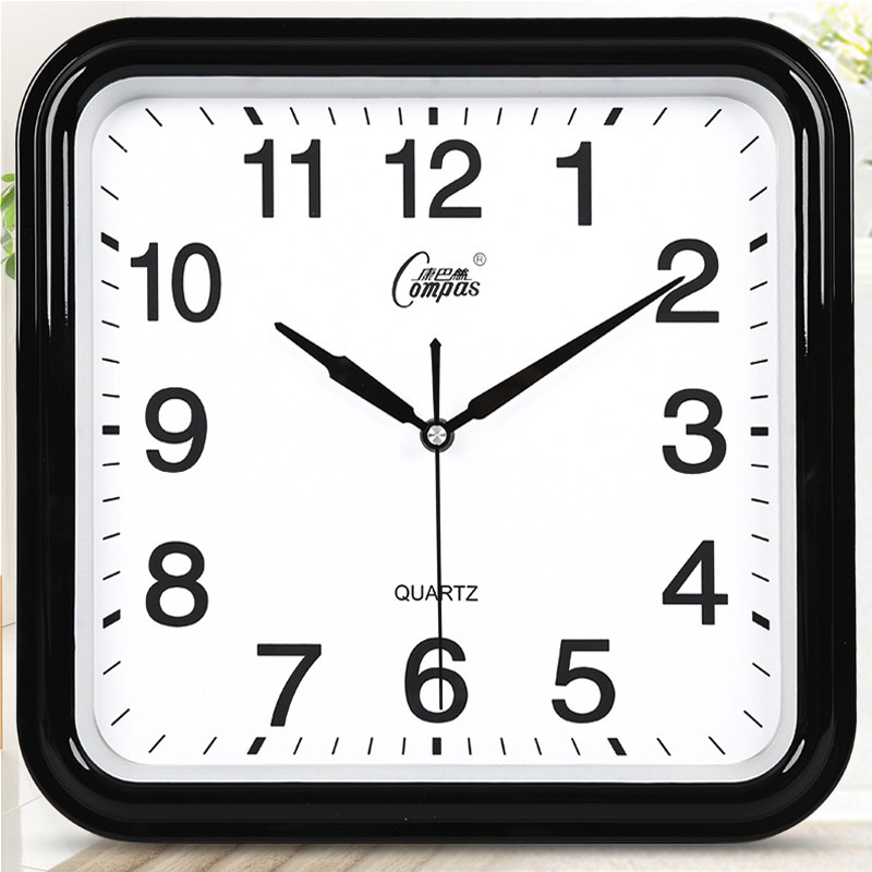 Kangba watch silent wall clock living room wall-mounted modern simple atmosphere fashion wall-mounted watch clock quartz clock home