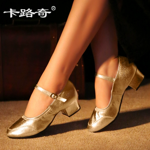 卡路奇 Обувь, танцующие туфли, из натуральной кожи, мягкая подошва
