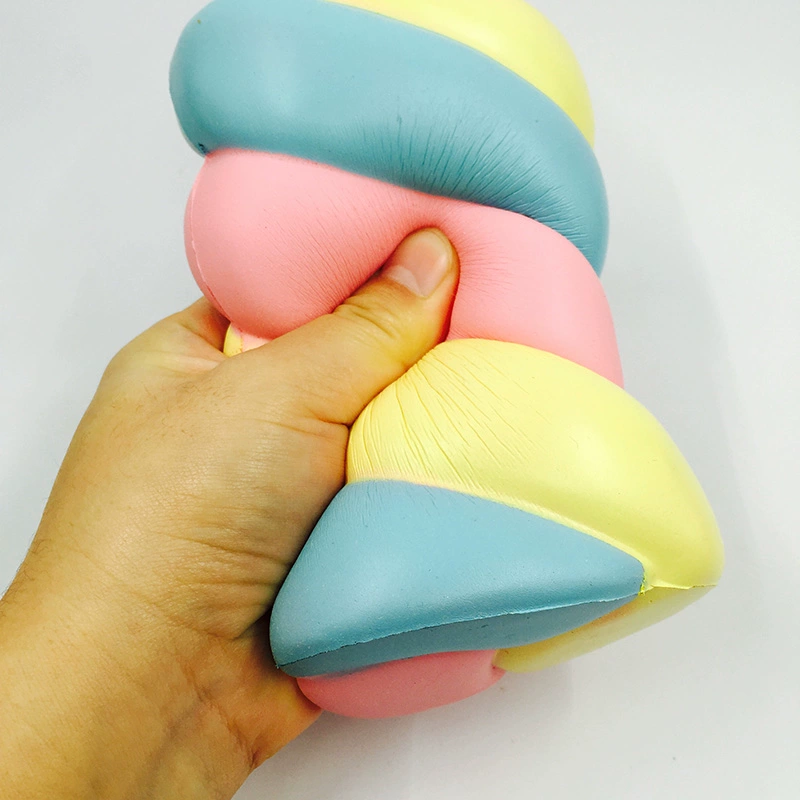 Mềm mới squishy cô gái tim mô phỏng cầu vồng marshmallow chậm phục hồi trẻ em chơi nhà món quà đồ chơi