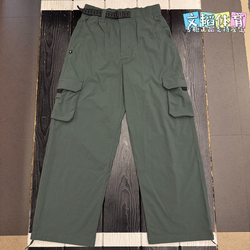 Authentic Nike Sb Skateboard Men's and Women's Sports Casual Loose Workwear Multi-Pocket Woven Trousers Fv7348