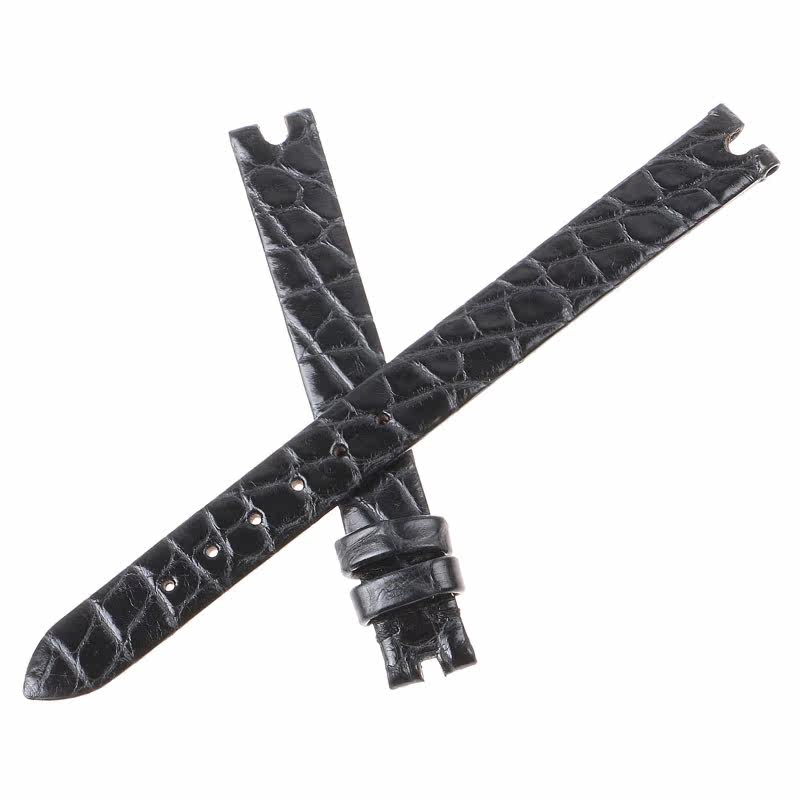 Genuine Leather Strap for Women Suitable for Chopard Happy Diamonds Series 203957-5208 American Alligator Leather Watch Strap 10