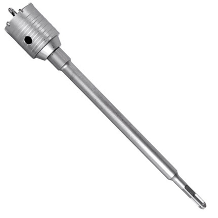 Square shank round shank rotary hammer drilling wall drilling machine Concrete cement air conditioning water pipe hood through the wall drill 55mm