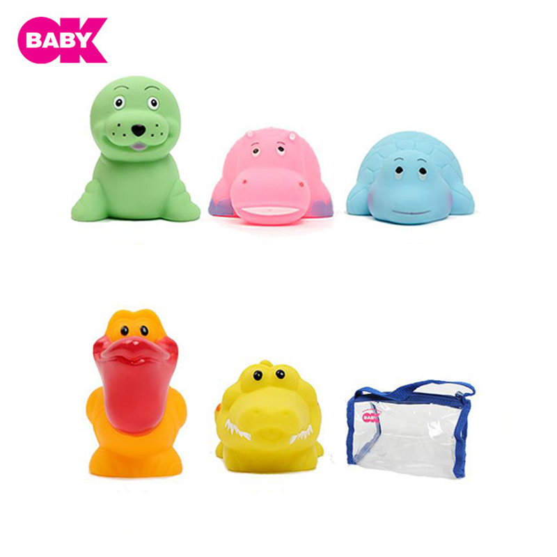 OKBABY 宝宝洗澡玩具/戏水玩具（含5款可爱动物造型）