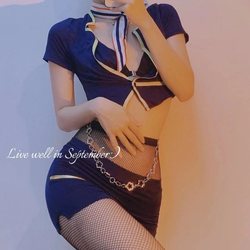 ຊຸດຊັ້ນໃນ sexy, stewardess ຮ້ອນ, policewoman cos hip skirt, ຊຸດມືອາຊີບ, ລໍ້ລວງ, ບໍ່ຈໍາເປັນຕ້ອງຖອດເຄື່ອງແບບ