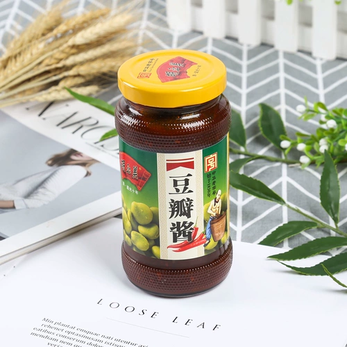 4 бутылки бесплатной доставки Anhui Specialty, Anqing Hu Yumei 310 грамм бобовой пасты Классический соус широкий фасоль Hui Paipi Знаменитый соус