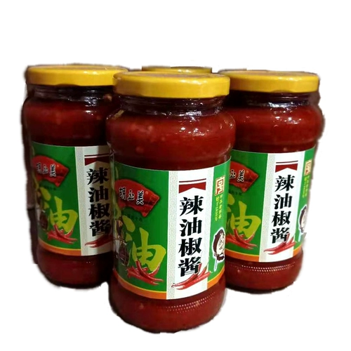 Купить 3 бутылки бесплатной доставки Специальные продукты Anhui Anqing Hu Yumei Spleon Pepper Соус 500 грамм старого ароматизированного соуса из чили широкий соус
