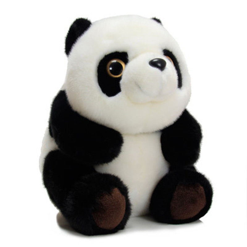 Real panda doll doll with panda doll simulation panda doll