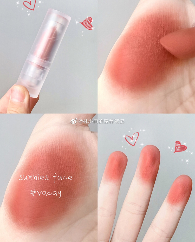 Spot fast Philippine sunniesface lipstick lipstick matte Major velvet vacay peach orange