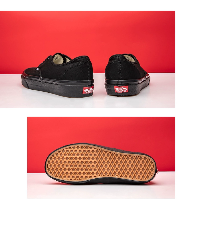 Vans Authentic Vans Giày nam Giày nữ Đôi giày Canvas Giày cổ điển