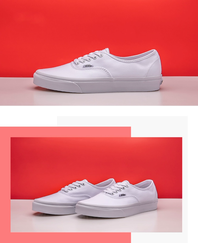 Vans Authentic Vans Giày nam Giày nữ Đôi giày Canvas Giày cổ điển