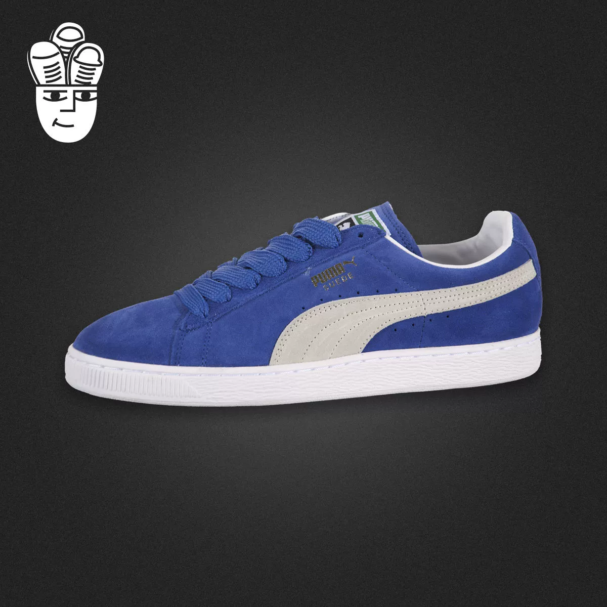 Puma Suede Classic Eco Giày Puma cổ điển nam da lộn giày thể thao giày thể thao giản dị - Dép / giày thường