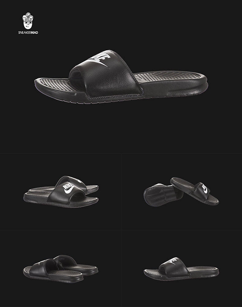 Nike Nike Benassi JDI Giày thể thao nam bãi biển Dép thể thao cổ điển dép doctor