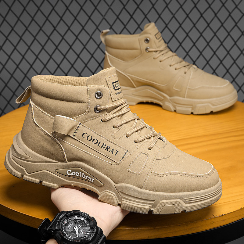 giay lao dong nam Nam Thu Đông Giày Đế Dày Làm Việc Cao Cấp Giày Bốt Martin Công Trường Làm Việc Chống Mài Mòn, Chống Trơn Trượt Quần Áo Bảo Hộ Lao Động Giày Bảo Hộ Lao Động giày bảo hộ chống nước giày chống đinh