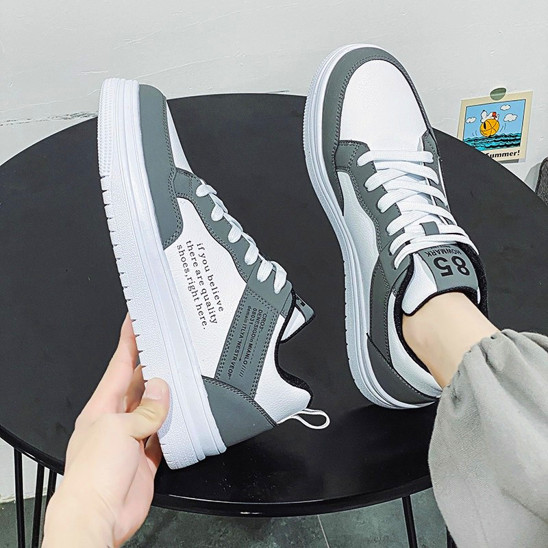 Men's Shoes Winter 2025 New Trendy Versatile Korean Style Casual Sports Thick-Soled Sneakers for Work Non-Slip Trendy Shoes